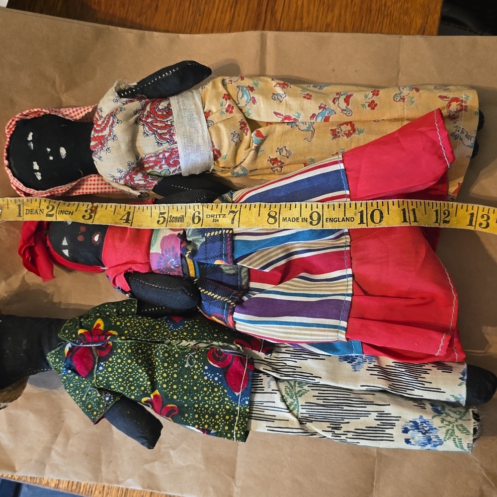 Colorful Handmade Dolls Set - Picture 9 of 10